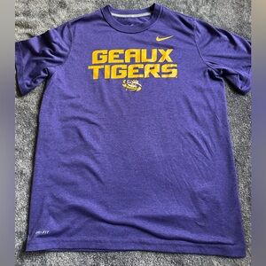 Nike Purple & Gold "Geaux Tigers" Short Sleeve Tee